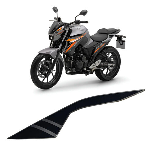 Adesivo da Rabeta Lateral Esquerda Yamaha Fazer Fz25 250 2025 Cinza