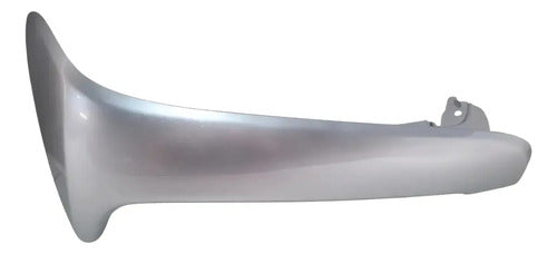 Carenagem Aba Lateral Externa Esquerda Iron Shineray Phoenix 50 Xy 50q 2011 a 2019 Prata
