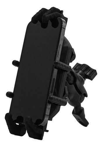 Suporte de Celular para Retrovisor GP Tech Armor Anti Shock 4 a 7 Polegadas