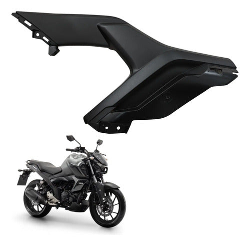 Tampa Lateral Interna Direita Yamaha Fazer Fz15 150 2025 em diante Preto