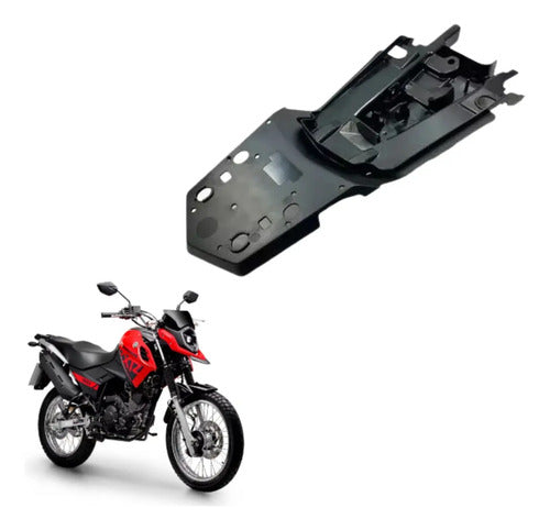 Paralama Traseiro Yamaha Crosser 150 2019 a 2025 Preto