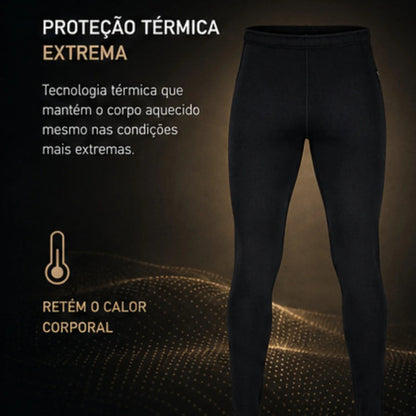 Calça Térmica Segunda Pele Curtlo Thermoplus Feminina Preto