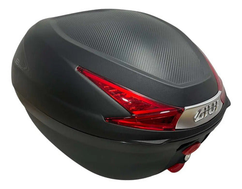 Bauleto Baú Traseiro Givi B330N Monolock 33 Litros Lente Vermelha