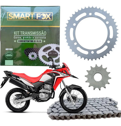 Kit Relação Smartfox com Retentor Honda Xre 300 2009 em diante 520OH 104L 36/13T
