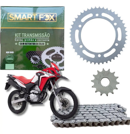Kit Relação Smartfox com Retentor Honda Xre 300 2009 em diante 520OH 104L 36/13T