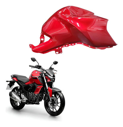 Capa do Tanque Direita Yamaha Fazer Fz15 150 2023 em diante Vermelho