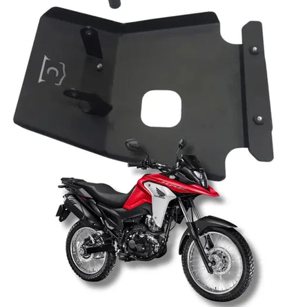 Protetor de Cárter Chapam Honda Bros 160 Xre 190 2025 em diante Preto Fosco