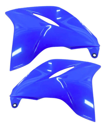 Par de Guias de Ar Abas do Tanque Paramotos Yamaha Lander 250 2020 a 2024 Azul