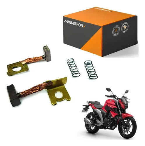 Reparo das Escovas do Motor de Partida Magnetron Yamaha Fazer Lander Ténéré 250 Mt-07