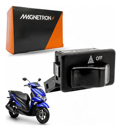 Interruptor do Pisca Alerta Magnetron Yamaha Fluo 125 2023 a 2025