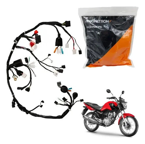 Fiação Chicote Elétrico Principal Magnetron Honda Cg 150 Titan Fan 2014