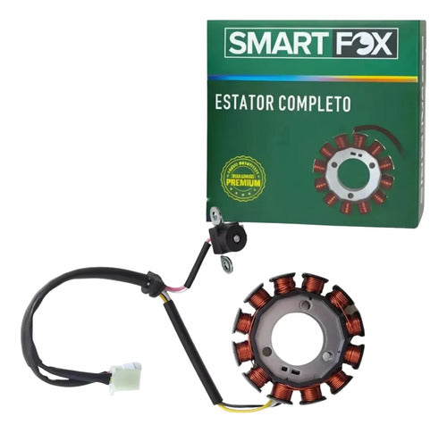 Magneto Estator com Bobina de Pulso Smartfox Yamaha Crypton 115 2009 em diante