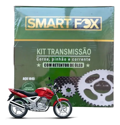 Kit Relação Smartfox com Retentor Honda Cbx 250 Twister 2001 em diante 520OH 106L 37/13T