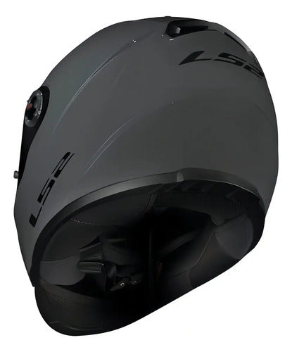 Capacete LS2 FF358 Solid Cinza Brilhante Tamanho 62/XL
