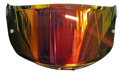Viseira MT Helmets V14B Targo S Axxis Hummer Revo 2 mm Vermelho