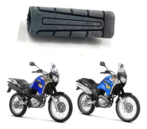 Borracha do Estribo Pedaleira Traseira Direita Yamaha Crypton 115 Factor Xtz 125 Lander Ténéré 250
