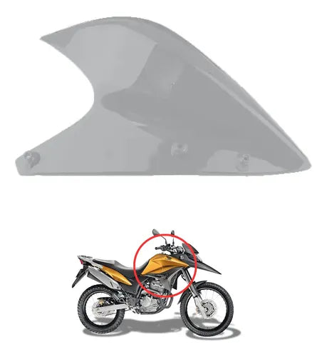 Par de Abas do Tanque Superiores Paramotos Honda Xre 300 2010 a 2012 Sem Pintura