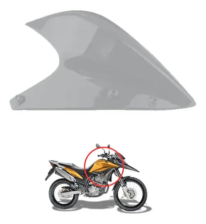 Par de Abas do Tanque Superiores Paramotos Honda Xre 300 2010 a 2012 Sem Pintura