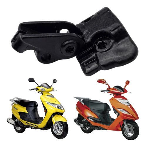 Manicoto Suporte do Manete de Freio Traseiro Esquerdo Cometa Suzuki Burgman 125 2005 a 2015 Polido