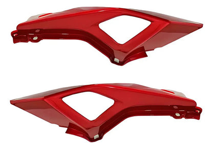 Par de Rabetas Laterais Paramotos Yamaha Fazer Fz25 250 2018 a 2025 Vermelho Metálico