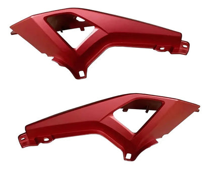 Par de Rabetas Laterais Paramotos Yamaha Fazer Fz25 250 2018 a 2024 Vermelho Fosco