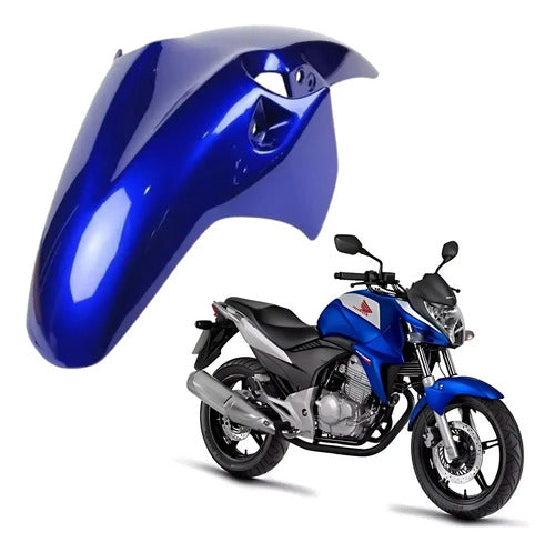 Paralama Dianteiro Paramotos Honda Cb 300r 2013 a 2015 Azul Perolizado