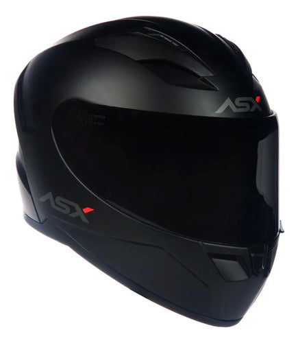 Capacete ASX City Solid Preto Grafite Fosco