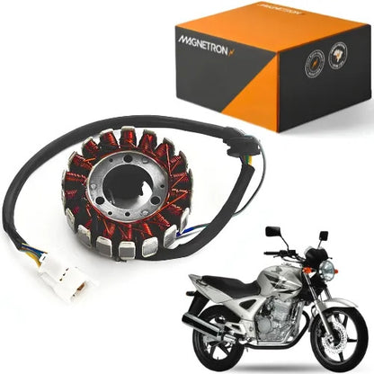 Magneto Estator com Bobina de Pulso Magnetron Honda Cbx 250 Twister 2001 em diante