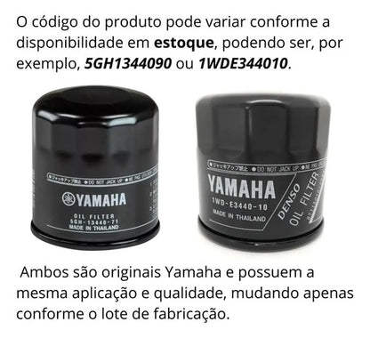 Filtro de Óleo Yamaha Mt-03 Yzf-R3 Mt-07 Mt-09 Xj6