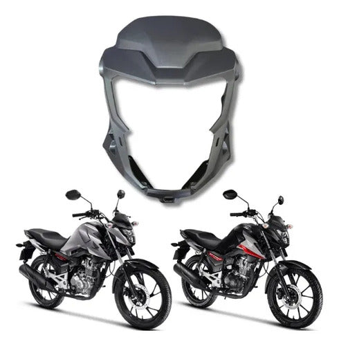 Capa do Farol Frontal Paramotos Honda Cg 160 Titan Fan 2025 em diante Preto Fosco