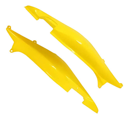 Par de Rabetas Laterais Paramotos Honda Cb 300r 2012 Amarelo