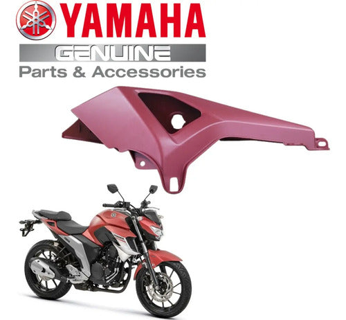 Rabeta Lateral Esquerda Yamaha Fazer Fz25 250 2018 a 2024 Vermelho Fosco