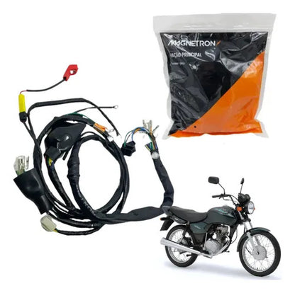 Fiação Chicote Elétrico Principal Magnetron Honda Cg 125 Titan 2002 a 2004 Partida a Pedal