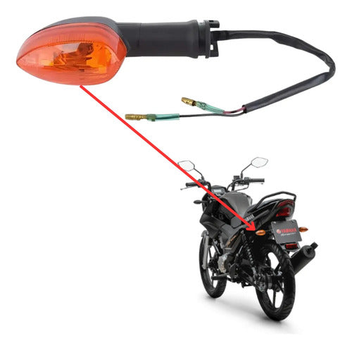 Pisca Traseiro Esquerdo Yamaha Factor 125 2019 em diante