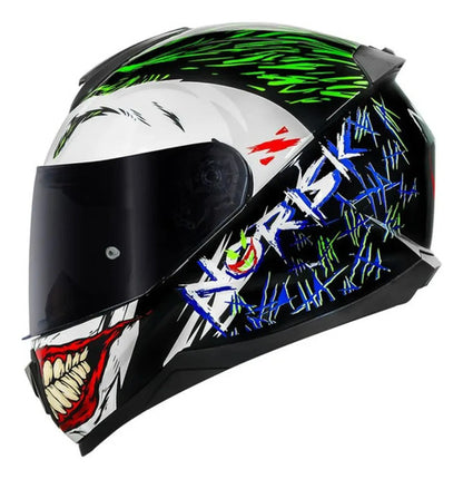 Capacete Norisk Razor Joker Preto Fosco