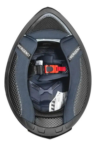Capacete Norisk Flow Vizion com Spoiler Roxo Rosa Preto Brilhante Tamanho 60/L