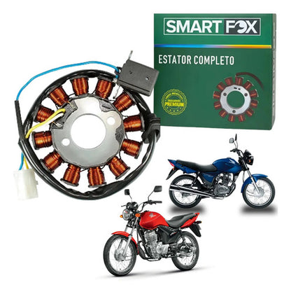 Magneto Estator com Bobina de Pulso Smartfox Honda Cg 150 Titan Fan 2009 a 2013