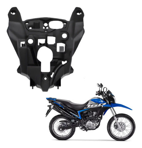 Carenagem Interna do Farol Paramotos Honda Bros 160 2018 a 2021 Preto