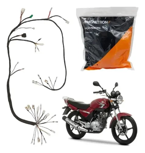 Fiação Chicote Elétrico Principal Magnetron Yamaha Factor 125 2006 a 2008 Partida a Pedal