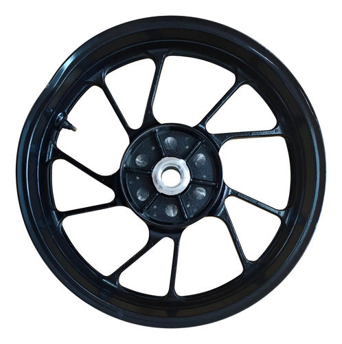 Roda Liga Leve Traseira Yamaha Fazer Fz25 250 2018 a 2025 Yzf-R15 2024 a 2025 Preto Avariada