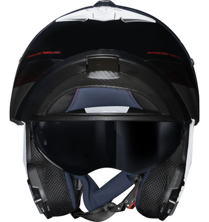 Capacete Escamoteável Norisk Force II Kore com Óculos Solar Interno Prata Brilhante