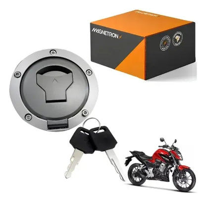 Tampa do Tanque de Combustível Magnetron Honda Bros Cg 160 Titan Fan Start Cargo Xre 190 300