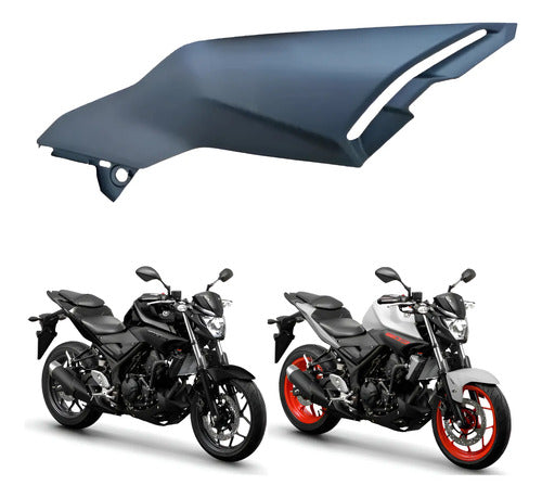 Tomada de Ar Direita Yamaha Mt-03 2017 a 2020 Preto Fosco