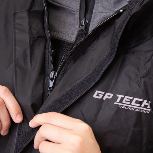 Capa de Chuva Conjunto GP Tech Essence Premium Feminina Preto Rosa