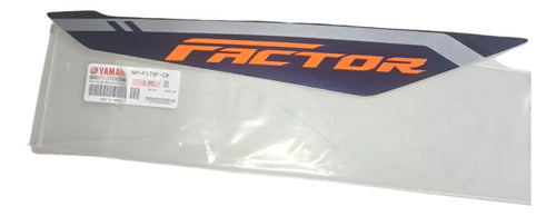 Adesivo da Tampa Lateral Direita Yamaha Factor 150 2024 Azul