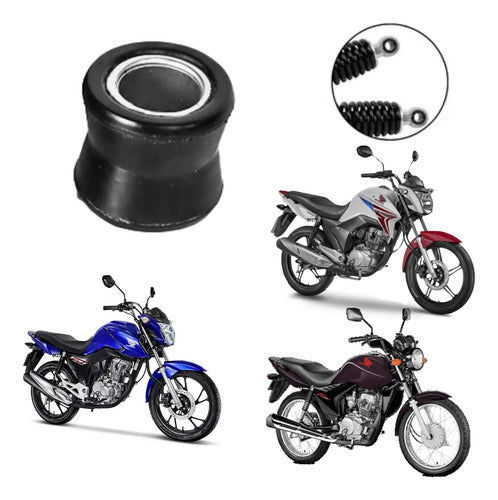 Bucha do Amortecedor Traseiro GP7 Honda Cg 125 150 160 Suzuki Yes Intruder 125