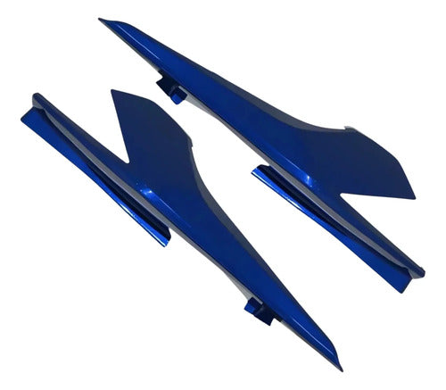 Kit Rabeta Lateral Completa Paramotos Honda Cg 160 Titan 2016 a 2024 Azul Spencer