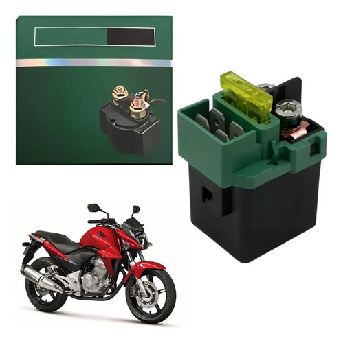 Relé de Partida Smartfox Honda Cg Bros 150 Titan Xre 300 Cb 300r Cb 250f Twister