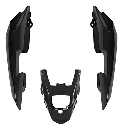 Rabeta Lateral Completa Paramotos Yamaha Factor 150 2016 a 2025 Preto Brilhante
