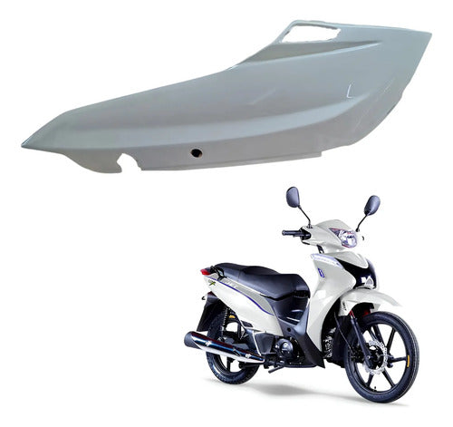 Rabeta Lateral Esquerda Iron Shineray Jet 50 2023 a 2025 Branco